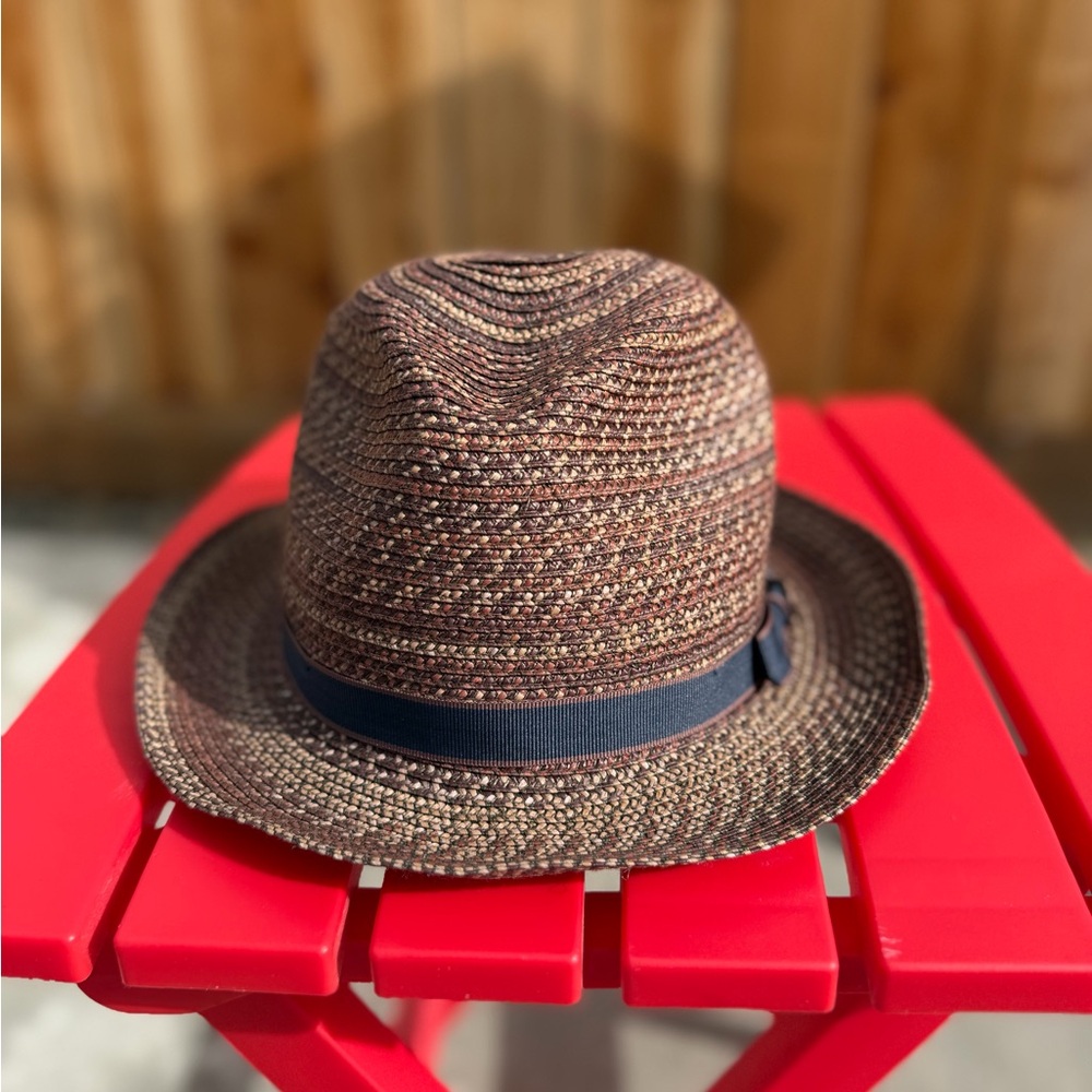 Goorin bros straw Fedora Hat